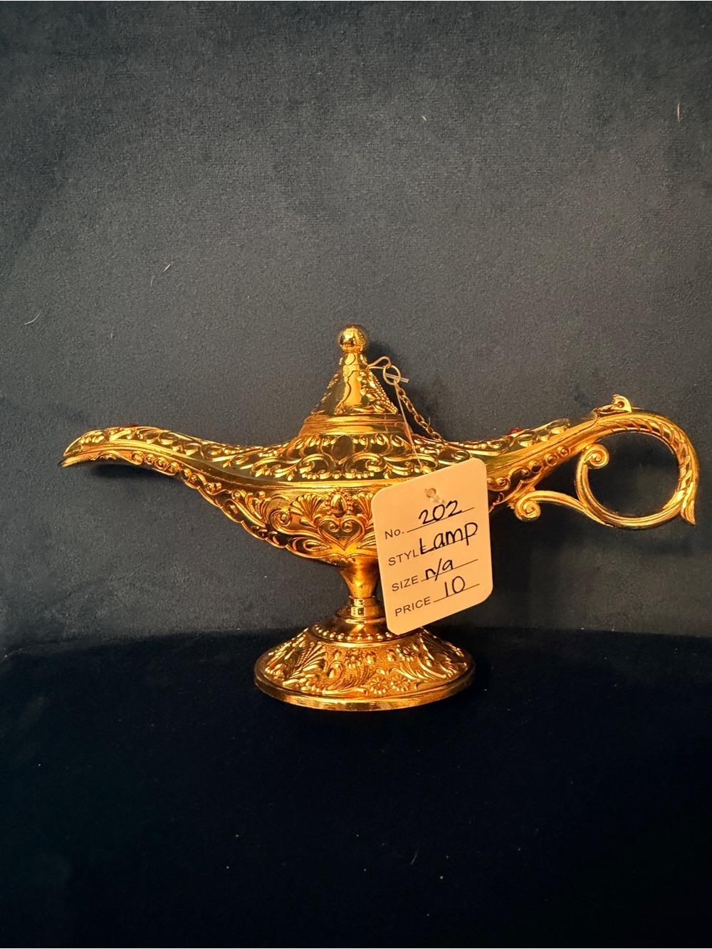 Ornate Genie Aladdin-Style Lamp - Halloween